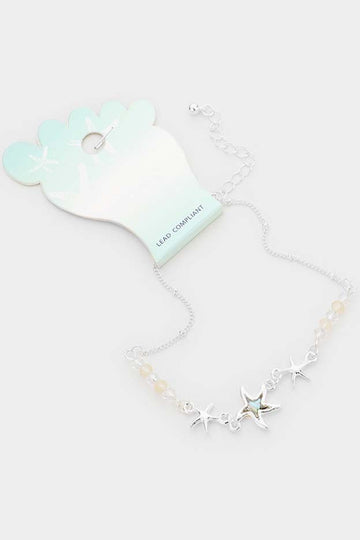 Abalone Starfish Anklet