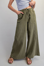 Waist Tie Wide Leg Pants in Dry Herb (REG)