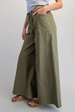 Waist Tie Wide Leg Pants in Dry Herb (REG)