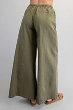 Waist Tie Wide Leg Pants in Dry Herb (REG)