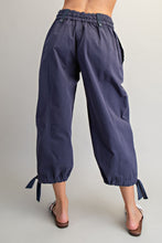 Tie Cuff Cargo Pants in Navy (REG)