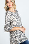 Leopard Cashmere Tunic