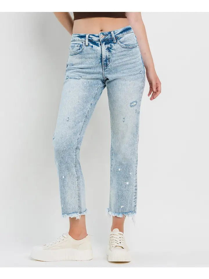 Discover Me High Rise Straight Jeans (LV1295)