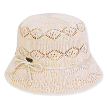 Ecru Crochet Bucket Hat