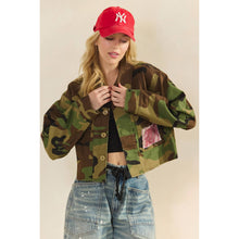 Floral Back Camo Jacket (REG)
