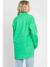 The Kelly Green Button Down Top