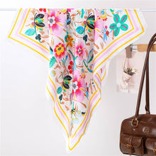 Pop Art Floral Fashion Scarf