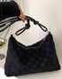 Checkered Black Purse