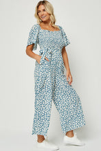 The Floral Belted Smock Waist Jumper