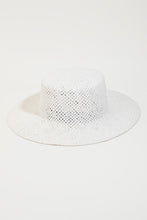 White Straw Sun Hat