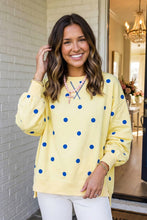 Lovely Day Yellow Polka Dot Sweatshirt (REG/PLUS)