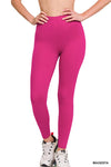 Time To Relax Magenta Leggings
