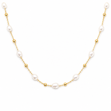 18K Genuine Pearl Necklace