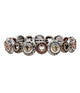 Vintage Metal Multi Heart Bracelet