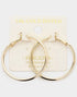 Omega 300 Hoop Earrings