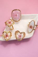 18K Floral Rings