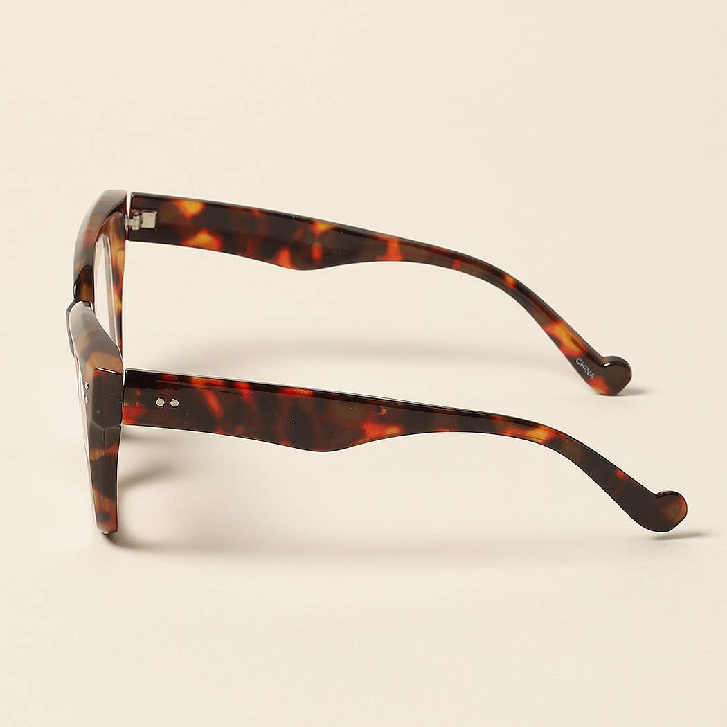 Bold Oversized Square Reading Glasses