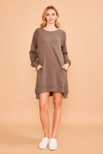 Mocha Love Sweatshirt Dress (REG)