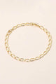18k Gold Filled Large Oval Link Bracelet