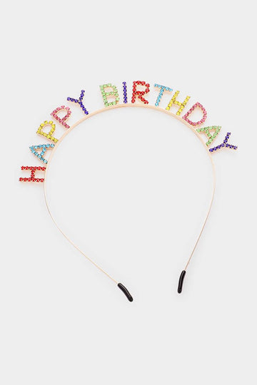 Rainbow Birthday Headband