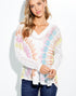 Pastel Tie Dye Hood Top (REG)