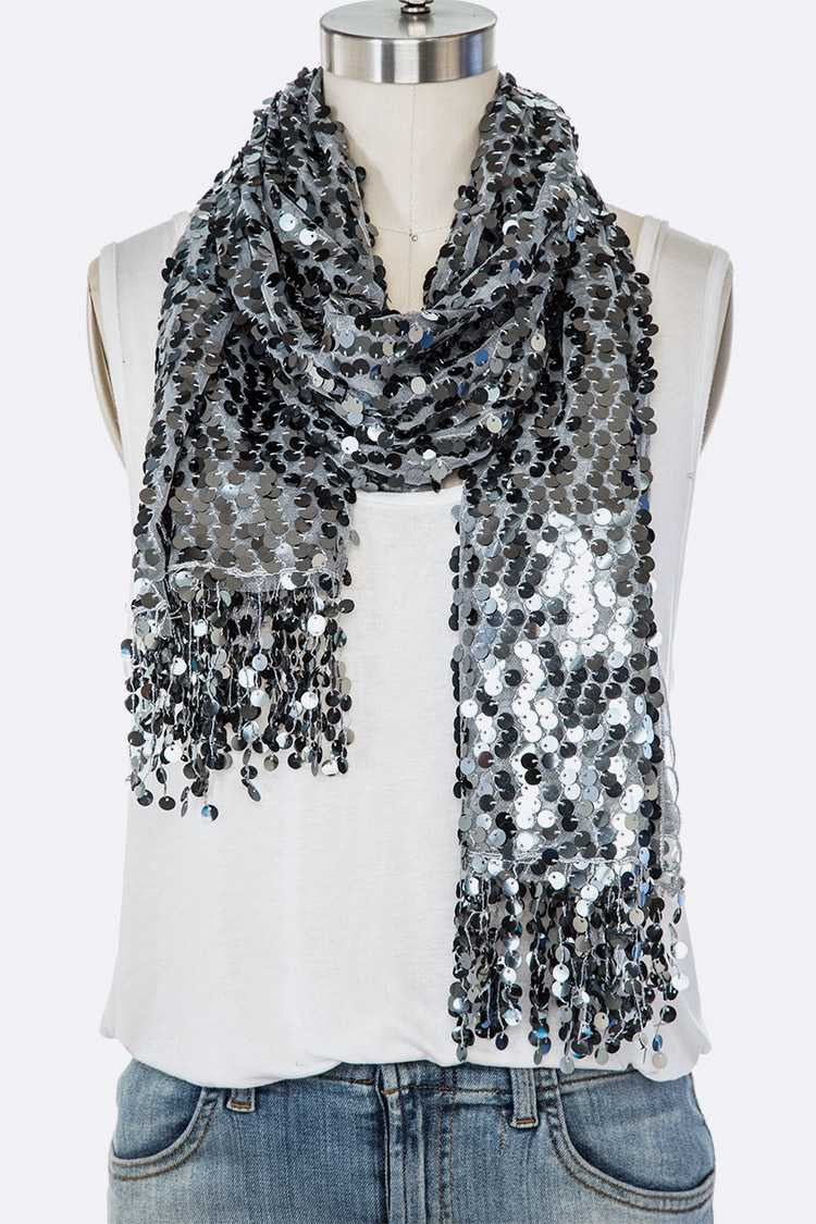 Glitter Sequin Scarf