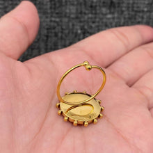 18K Shattered Shell Ring