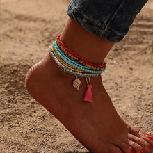 Beachy Wing Anklet Set