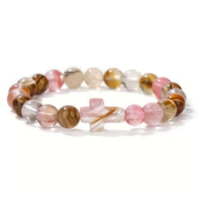 Natural Stone Cross Bracelet