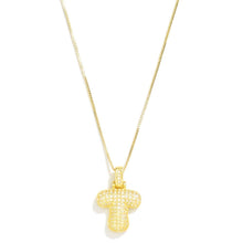 Bubble Bling Initial Necklace