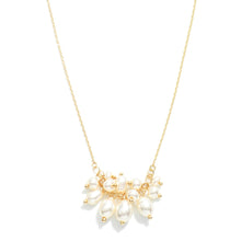 Dainty Pearl Cluster Necklace