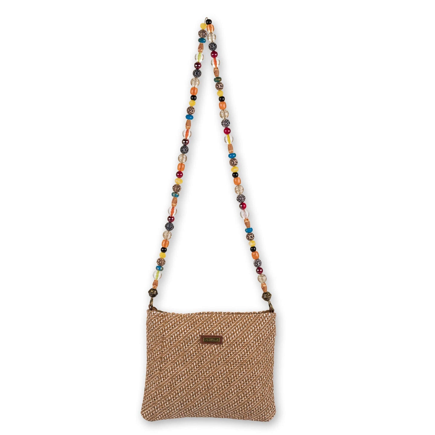 Beaded Strap Crossbody Bag