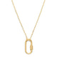 18K Carabiner Necklace
