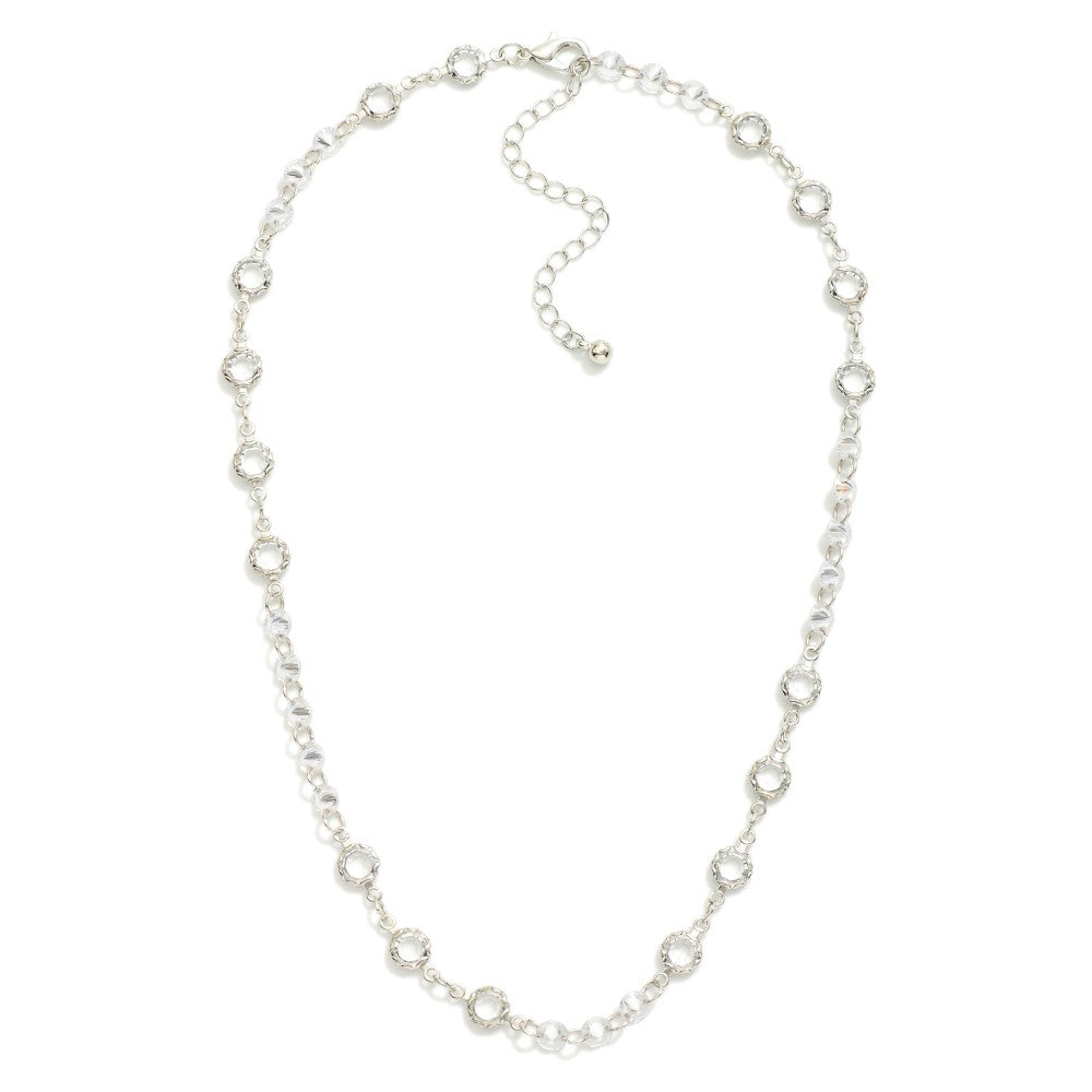 Circle Station Necklace