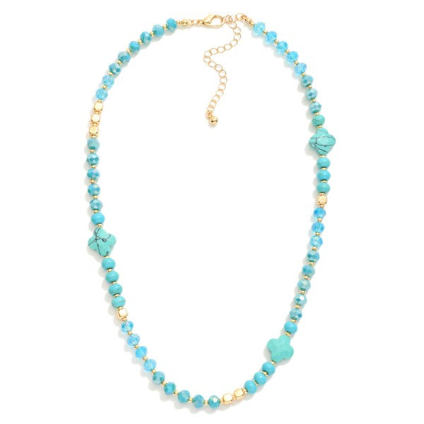 Clover Station Bead Necklace