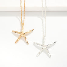 Hammered Starfish Necklace