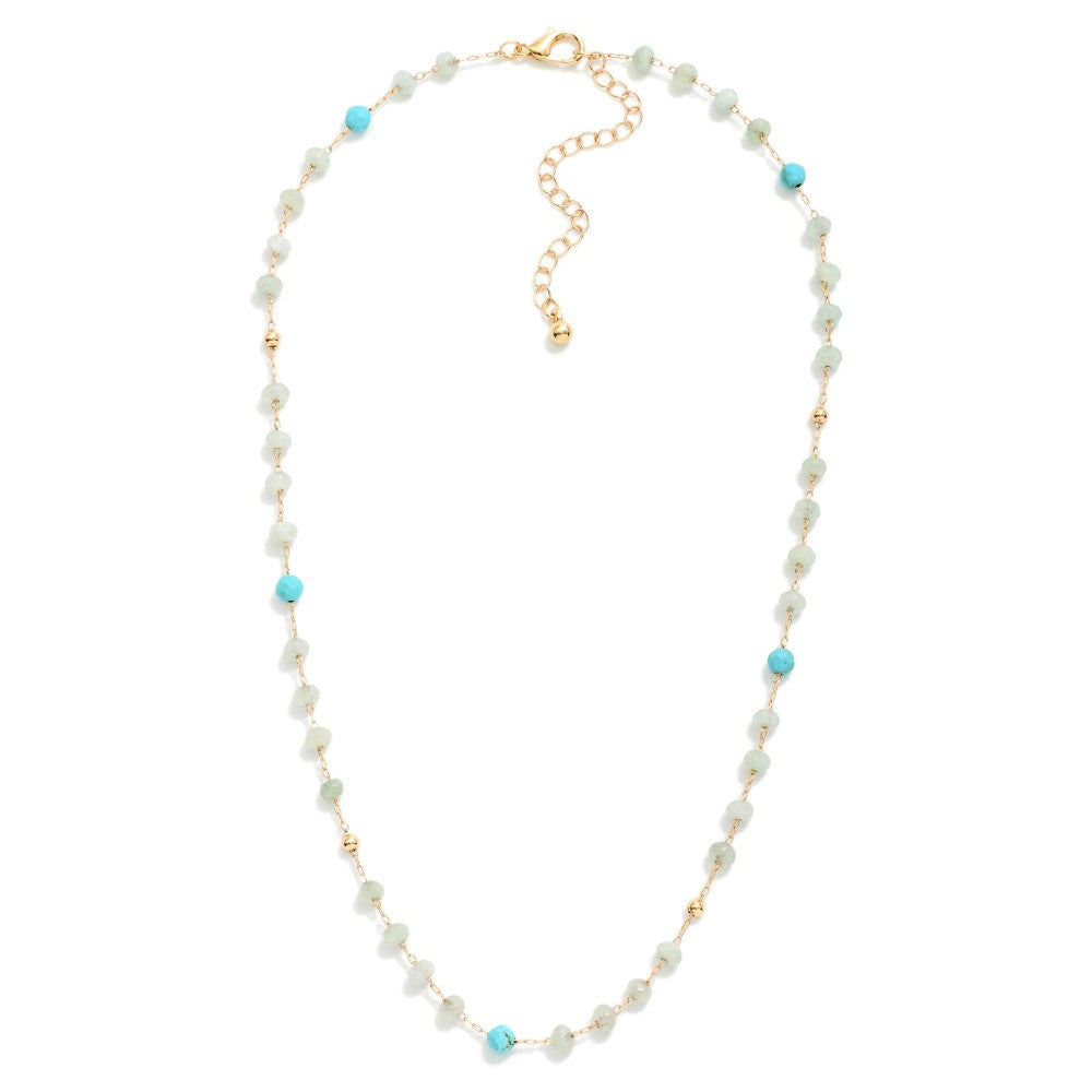 Station Bead Chain Necklace