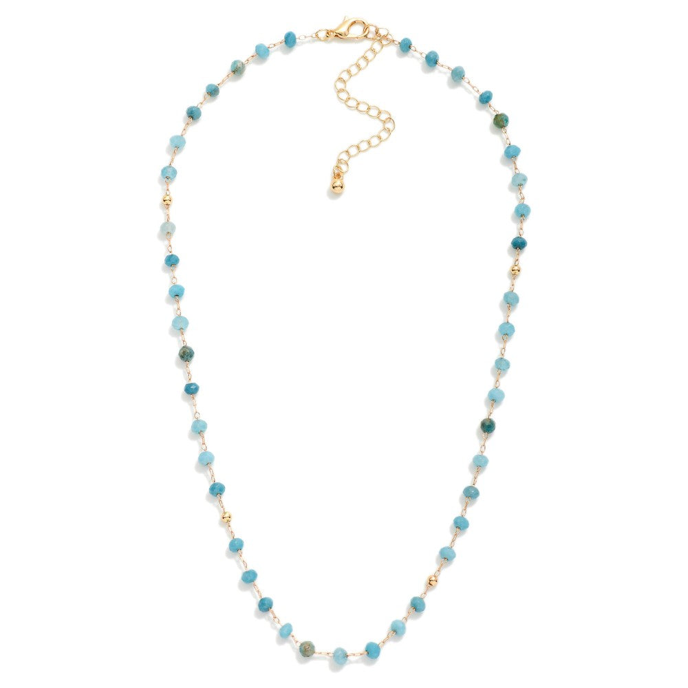 Station Bead Chain Necklace