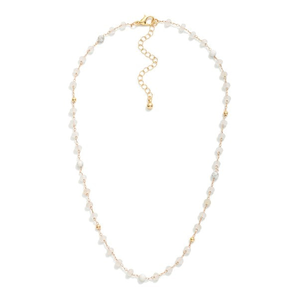 Station Bead Chain Necklace