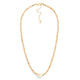 Geo Beaded Pearl Necklace