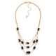 Layered Glass Crystal Necklace