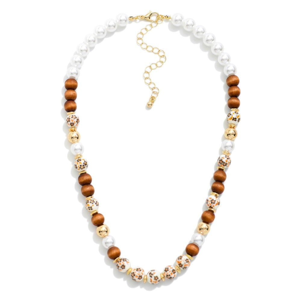 Autumn Bead Necklace