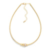 Snake Chain Beaded Necklace