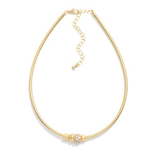 Snake Chain Beaded Necklace