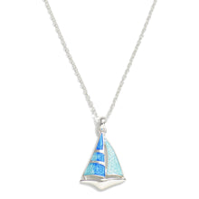 Acetate Sailboat Necklace