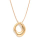 Melted Ring Cord Necklace