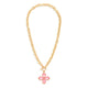 Acetate Flower Toggle Necklace