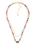 Layered Glass Bead Necklace