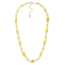 Beaded Necklace w/ Pearls