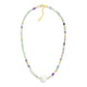 Stone Beaded Necklace w/ Pearl